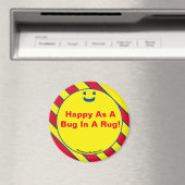 Blij als een beestje in een tapijt! magneet (Insitu (Vaatwasser))