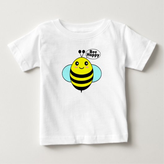 Blij als een Bij T-Shirt (Voorkant)