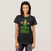 Blij als een kabouter met twee duimen omhoog! t-shirt (Voorkant volledig)