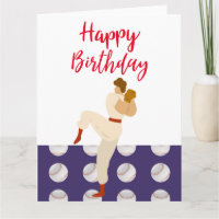 Blij baard honkbal met speler