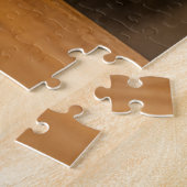 Blij baby aapje grappige glimlach puzzel (Zijkant)