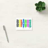 Blij Belarus Kleurrijke Letters Post-it® Notes (Kantoor)