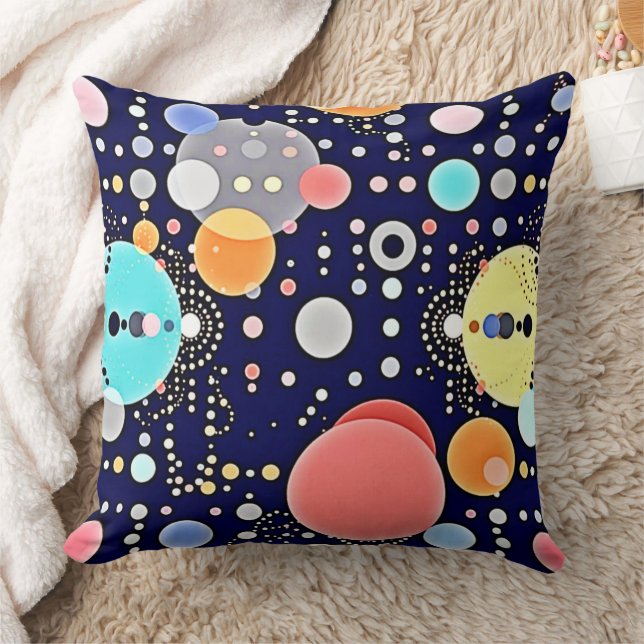 Blij Bellen Universum Visie Kussen (Deken)