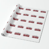 Blij bibliothecaris Kerstmis Boekliefhebber Biblio Cadeaupapier (Uitgerold)