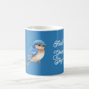Blij Blauwe Vogel Koffiemok
