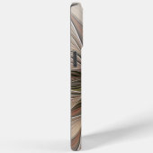 Blij Bloem Abstract Beige Bruin Bloem Fractal Case-Mate iPhone Case (Achterkant / Rechts)