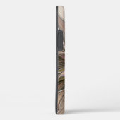 Blij Bloem Abstract Beige Bruin Bloem Fractal Case-Mate iPhone Case (Achterkant / Rechts)