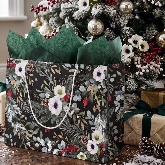 Blij botanisch kerst persoonlijk groot cadeauzakje