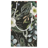 Blij botanisch kerst persoonlijk klein cadeauzakje (Voorkant)