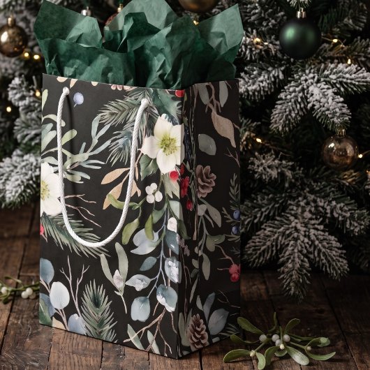 Blij botanisch kerst persoonlijk klein cadeauzakje