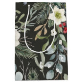 Blij botanisch kerst persoonlijk medium cadeauzakje (Voorkant)