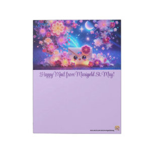 Blij-Brief-Papier voor Slakkenpost  Notitieblok