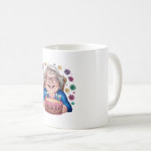 Blij Bril Oma Verjaardag Grafisch Koffiemok (Voorkant rechts)