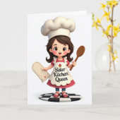 Blij Chef Moederdagkaart Kaart (Gele Bloem)