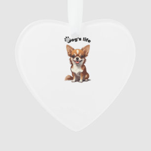 Blij Chihuahua � Leuke Ontwerp voor Hondenliefhebb Ornament