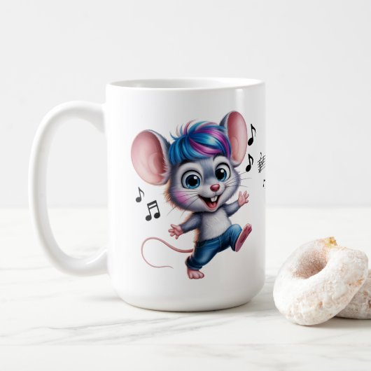 Blij Dans Mok (Met donut)