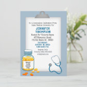 Blij dat de uitnodigingen van de Verpleegkundepart (Staand voorkant)