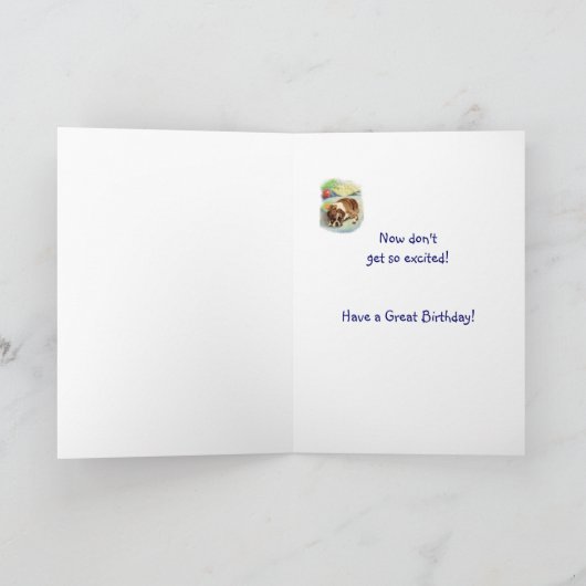 Blij dat de verjaardag wordt gewonnen Boxer Dog va Kaart (Binnen)