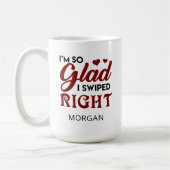 Blij dat ik de juiste Valentijnse versie heb gedra Koffiemok (Links)