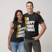 Blij dat ik een tweelingzwangerschap heb... moeder t-shirt (Unisex)