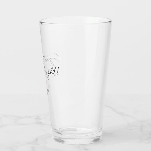 Blij dat ik het juiste persoonlijke bericht heb ge glas (Links)