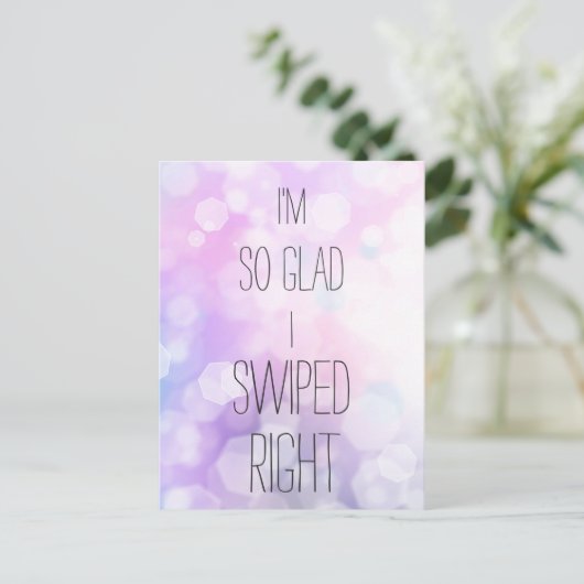 Blij dat ik naar rechts heb geveegd - Grappige Paa Briefkaart (Staand voorkant)