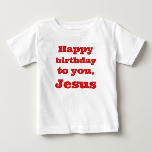 Blij dat je jarig bent, Jezus, kerstcadeau (Voorkant)