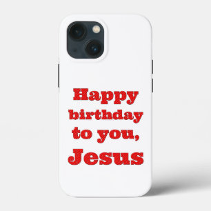 Blij dat je jarig bent, Jezus, kerstcadeau Case-Mate iPhone Case