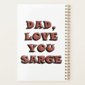 Blij dat je jarig bent, Jezus, kerstcadeau Planner (Achterkant)