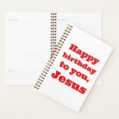 Blij dat je jarig bent, Jezus, kerstcadeau Planner (Display)