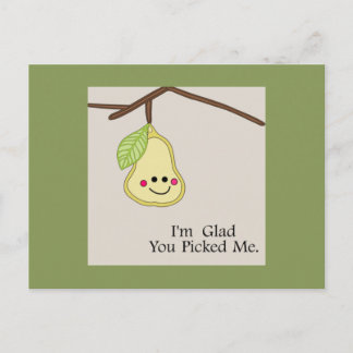 Blij dat je me hebt uitgelicht briefkaart