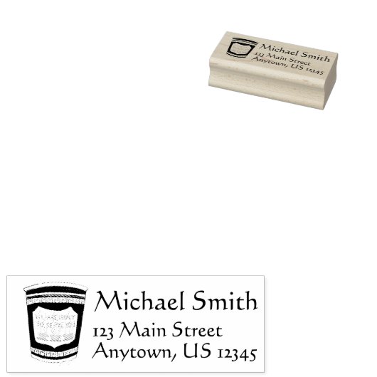 Blij dat jullie de NYC Griekse Koffiebeker-toespra Rubberstempel (Gestempeld)