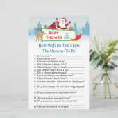 blij dat santa hoe goed je baby shower kent (Staand voorkant)