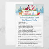 blij dat santa hoe goed je baby shower kent (Voorkant / Achterkant)