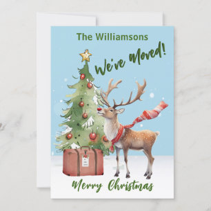 Blij dat we de kerstboom hebben verplaatst aankondiging