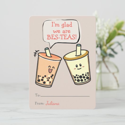 Blij dat we een Valentijnsdag-klaslokaal zijn met (Staand voorkant)