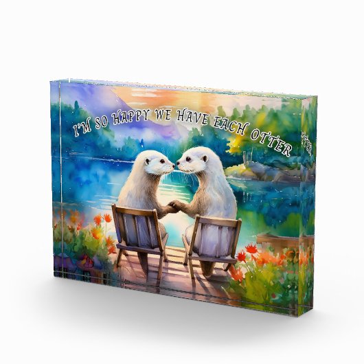 Blij dat we elkaar Otter hebben Fotoblokken (Rechts)