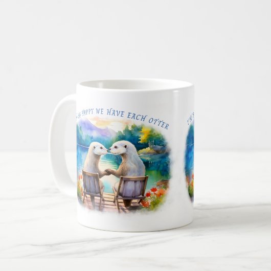 Blij dat we elkaar Otter hebben Koffiemok (Voorkant links)