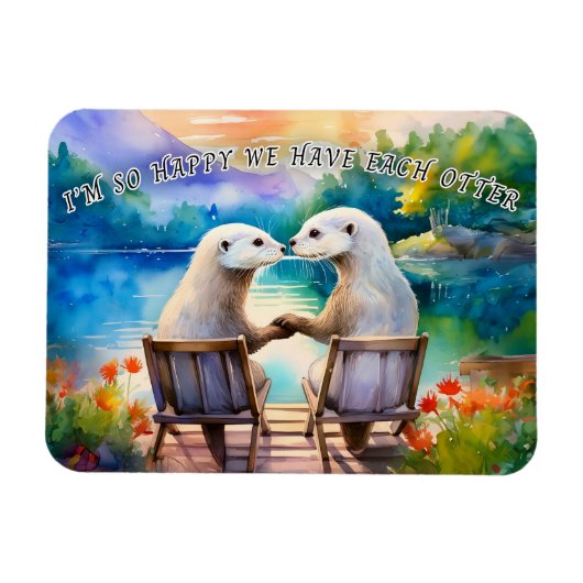 Blij dat we elkaar Otter hebben Magneet (Horizontaal)