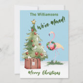 Blij dat we Flamingo kerstboom hebben verplaatst Aankondiging (Voorkant)