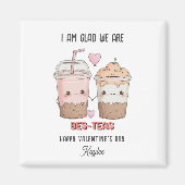 Blij dat we zijn Bes-teas KIND Valentijnsdag Class Magneet (Voorkant)