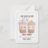 Blij dat we zijn Bes-teas KIND Valentijnsdag Class Notitiekaartje (Voorkant)