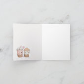 Blij dat we zijn Bes-teas KIND Valentijnsdag Class Notitiekaartje (Binnen)