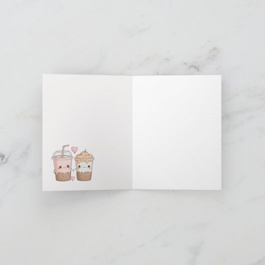 Blij dat we zijn Bes-teas KIND Valentijnsdag Class Notitiekaartje (Binnen)