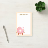 Blij donut met hagelslag post-it® notes (Kantoor)