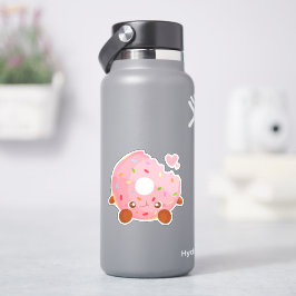 Blij donut met hagelslag sticker