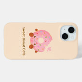 Blij donut met spikkels Case-Mate iPhone case (Achterkant (horizontaal))