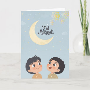 Blij Eid al-Fitr-ontwerp Kaart