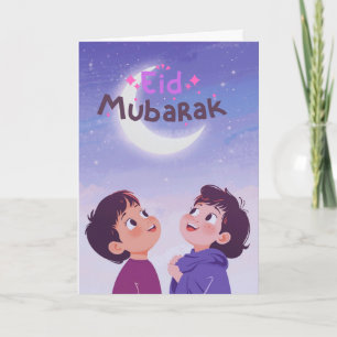 Blij Eid al-Fitr-ontwerp Kaart