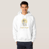 Blij en Helder Kerstrendier Hoodie (Voorkant volledig)
